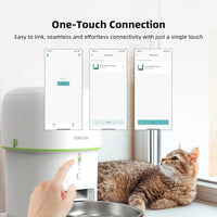 Automatic Cat Feeders – 5G WiFi 4L Smart Tuya APP Control Furpipi Pet Feeder for Remote Feeding, Automatic Cat & Dog Food Dispenser