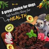 Diced Beef Particles Appetising Digestive Nutritious Delicious Chewy Adult Dog Puppy Training Rewards Premium Beef Pet Snack