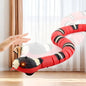 Smart Sensing Cat Toys Interactive Automatic Eletronic Snake Teaser Indoor Play Kitten Toy USB Rechargeable for Cats Cats toy