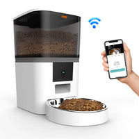 4L Timing Feeder – APP Smart Pet Feeder, Automatic Dog Food Dispenser with Camera for Small Cats & Dogs, Remote Feeding