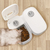 Pet Automatic Timing Feeder – Detachable Auto Dog Dry Food Dispenser, Smart Timed Pet Food Feeder for Cats & Dogs