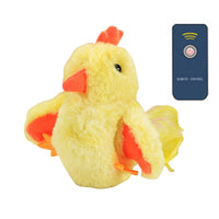 Interactive Chirping Bird Cat Toy Pet Simulation Bird Touch Voice Doll Interactive Cat Rechargeable Lifelike Bird Plush Toy