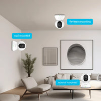 Blurams 2.4 & 5G WiFi Indoor Camera – 2K, 360° PTZ, Pet Dog IP CCTV Camera with Phone App, 2-Way Talk & Night Vision for Home Security