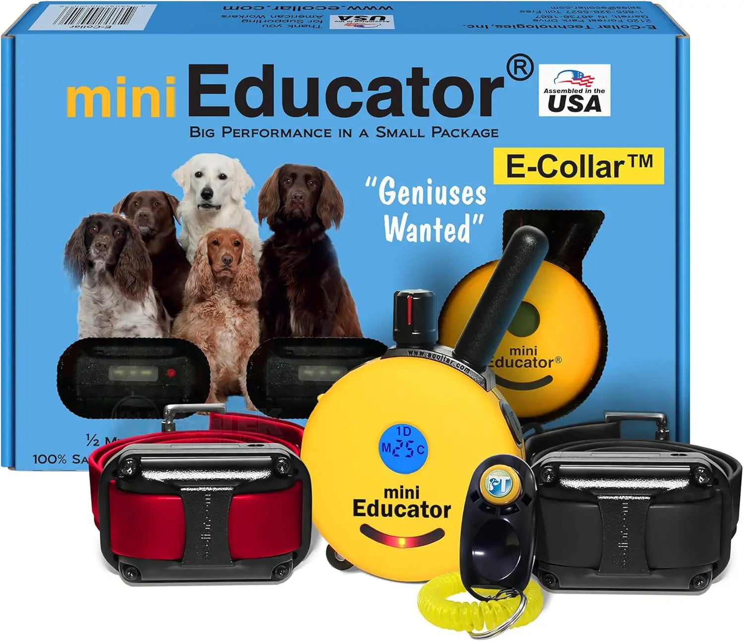 Rechargeable Dog Trainer with Remote for Small, Medium, and Large Dogs by E-Collar Technol